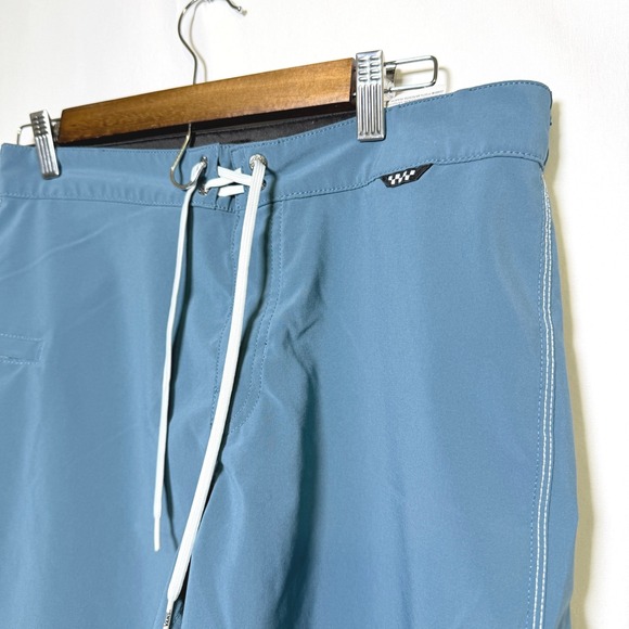 Vans Other - Vans Mens Board Shorts Blue Checkerboard Logo Swim Trunks Size 31 VN0A3HNY